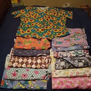 Ladies scrub tops 3/$24
